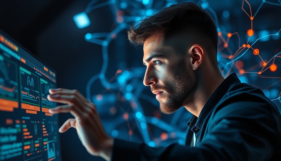 Man working with ChatGPT third-party tool connectors in a digital flow.