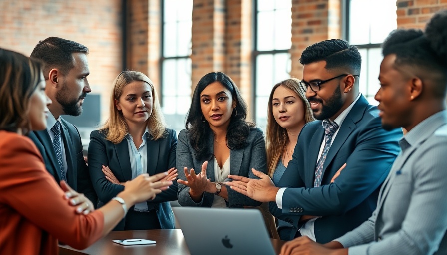 Business professionals collaborating in a meeting - Supplier Relationship Management.