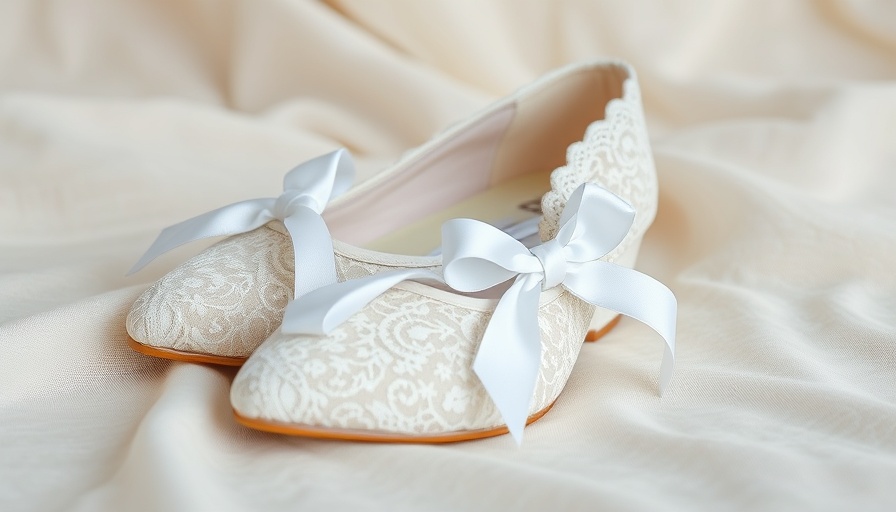Kailee P shoes: elegant lace wedding shoes with satin bows.