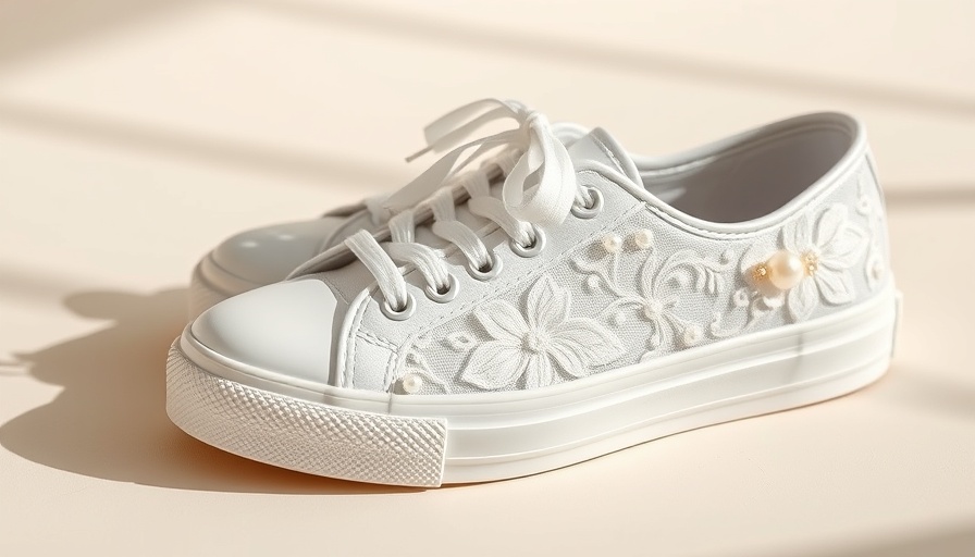 Best wedding sneakers for brides 2025 with lace detail.