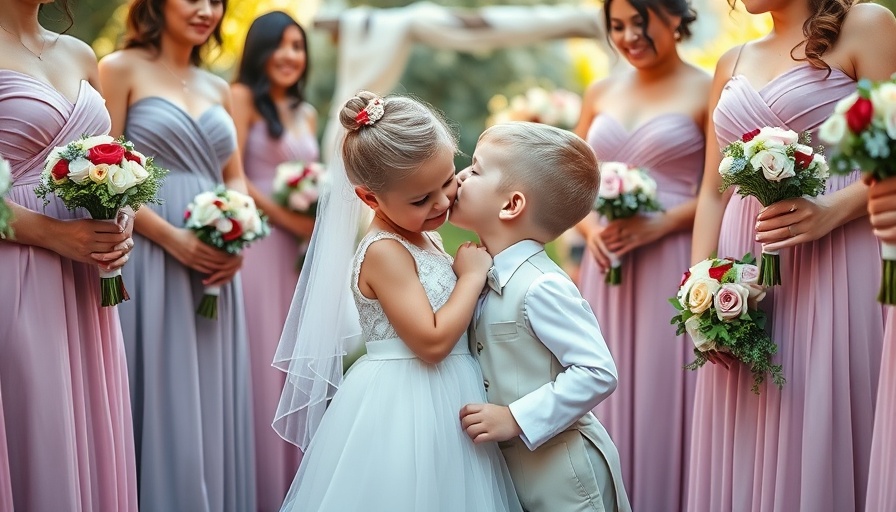 Flower girl fashion trends at an elegant wedding.