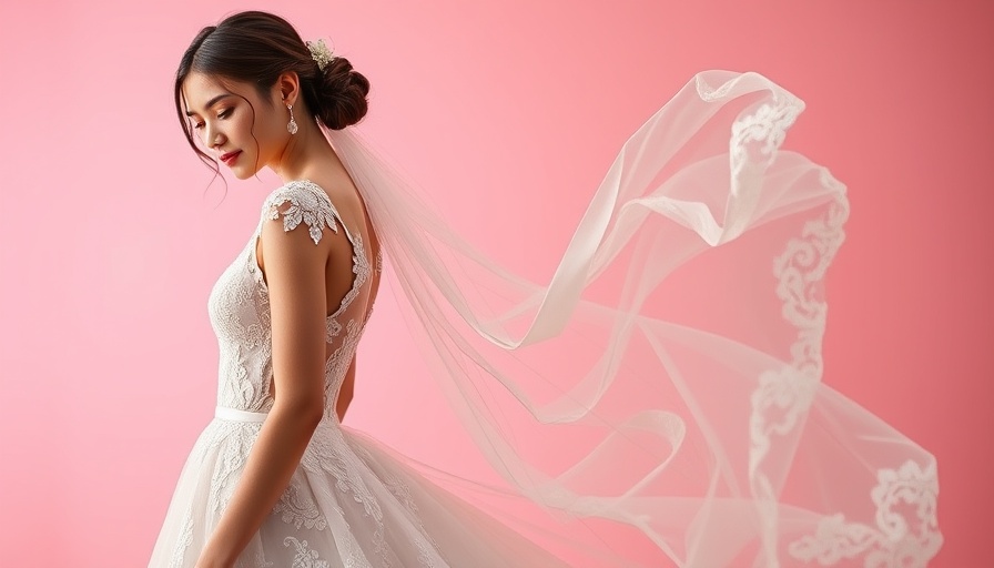 Elegant models in stunning floral wedding dresses showcasing modern fashion trends