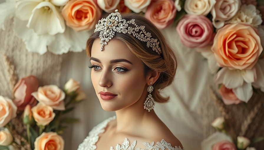 Fall 2025 Bridal Collection showcasing elegant bridal accessories.
