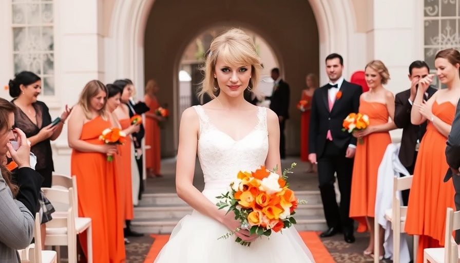 Infusing Taylor Swift Orange Into Your Wedding Day