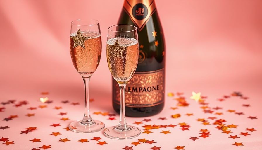 Celebratory gifts for Mother of the Groom with champagne ambiance.