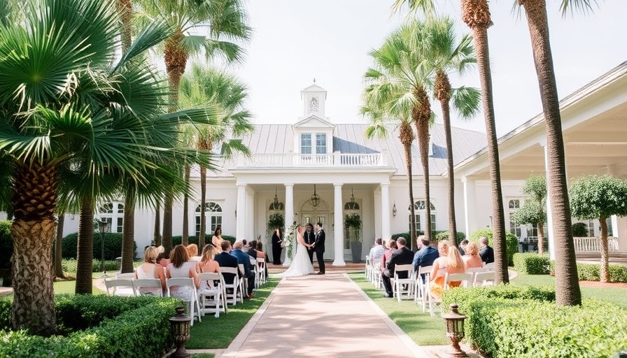 A Palm-Lined Southern Wedding Blending Timeless Style With Thoughtful Details