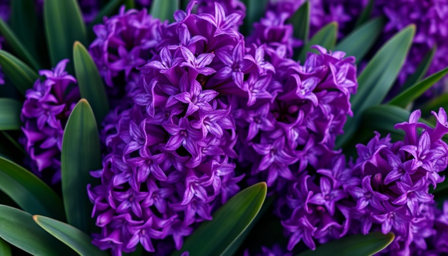 Vibrant purple hyacinth blooms for spring gardens.