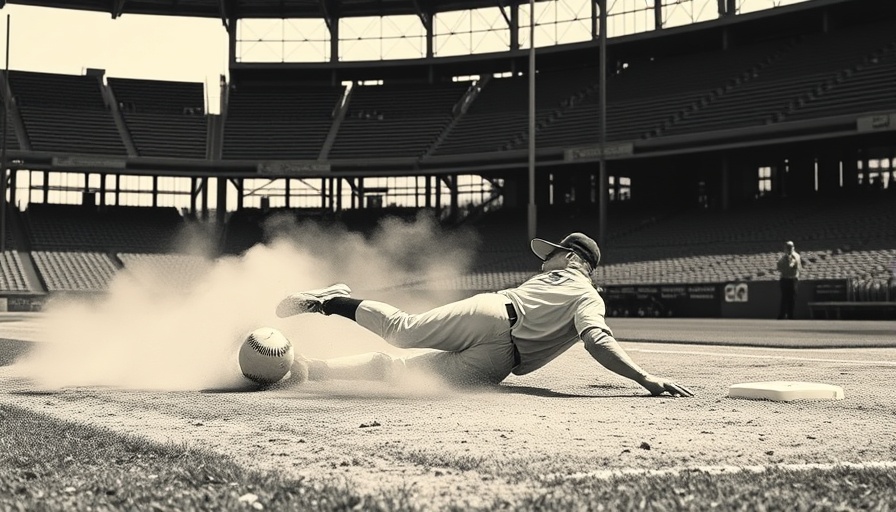 Historic baseball action with dramatic slide on October 9.