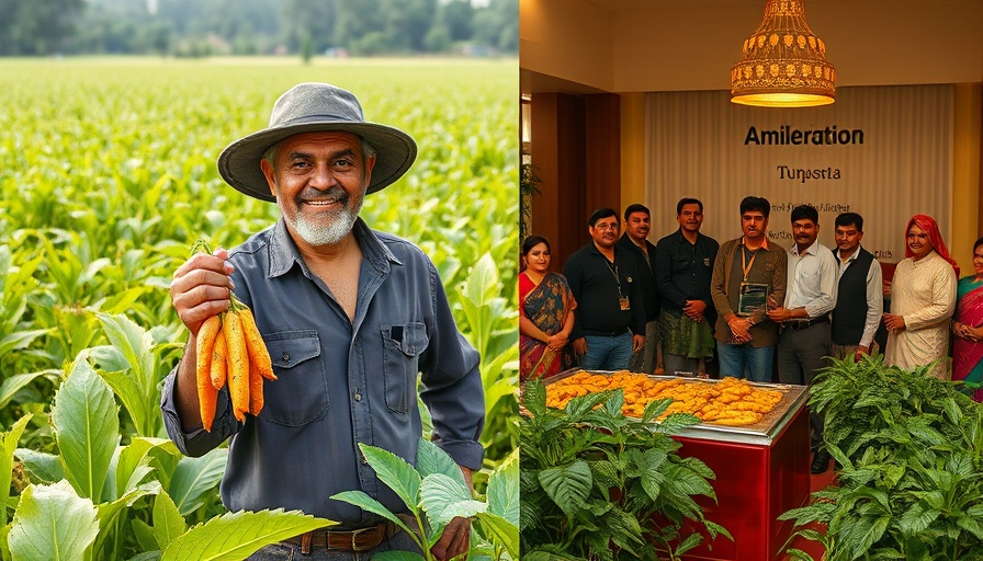 SK4 Turmeric Innovation showcased in farm and award ceremony setting.