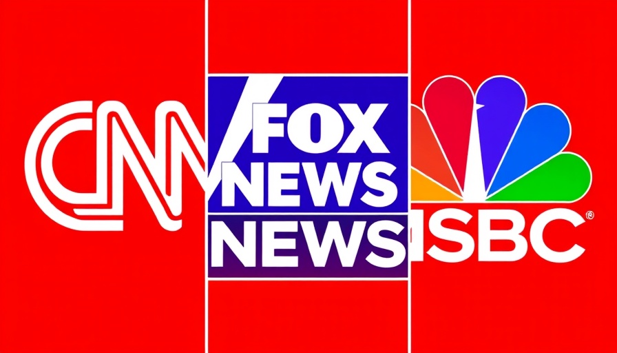 Cable News Ratings June 2025: CNN, Fox News, MSNBC logos.
