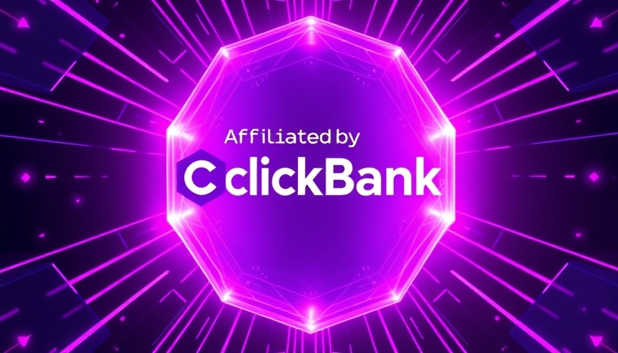 Vibrant digital banner with Affiliated by ClickBank logo