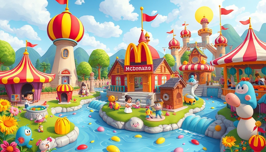 Animated McDonaldland scene with iconic characters for McDonaldland Promotion.