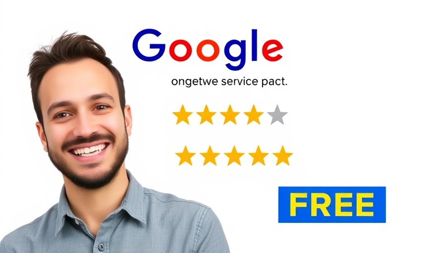 Smiling man with Google Notebook LM update promotion, bold colors.