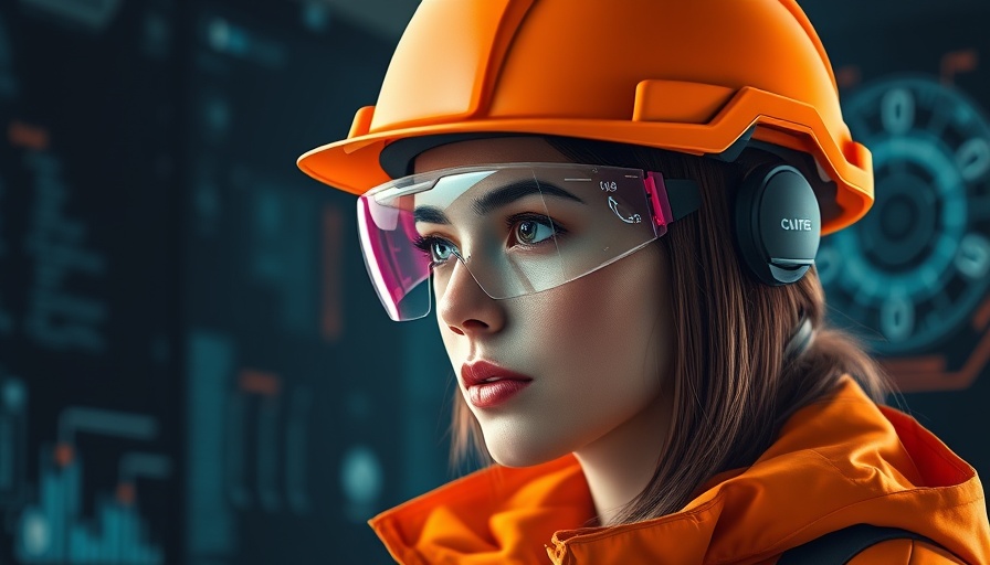 Futuristic engineer illustration for Gemini AI for Business Development.
