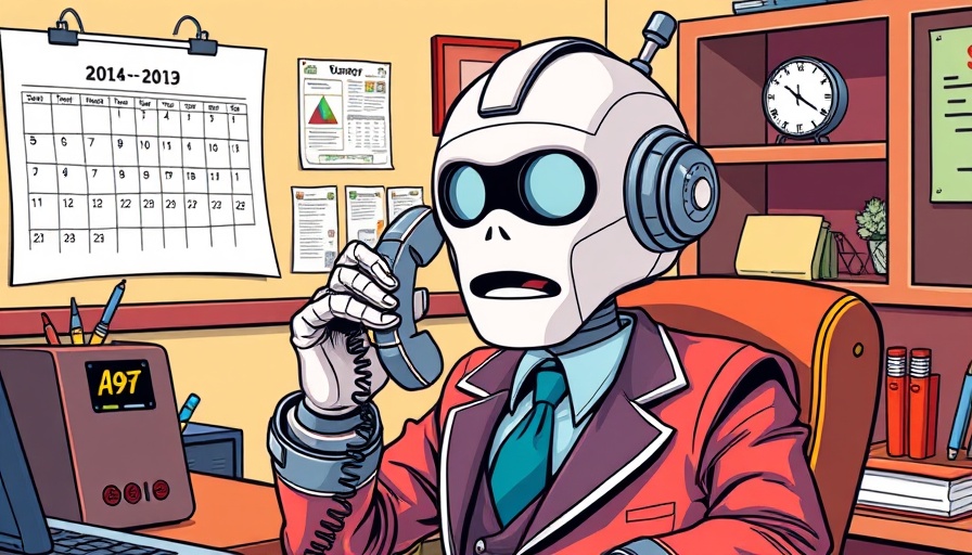 OpenAI reasoning model GPT-5 robot in office cartoon
