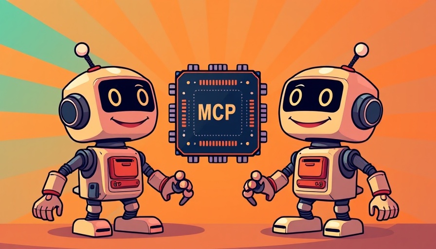 Google Cloud Next Agentic Infrastructure cartoon robots and MCP.