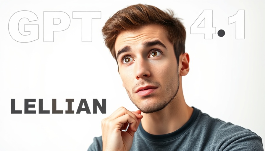 GPT-4.1 content creation comparison with young man pondering legality.