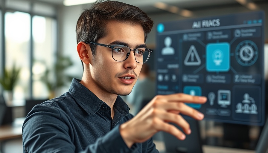 AI integration for business success illustrated with workflow interface.