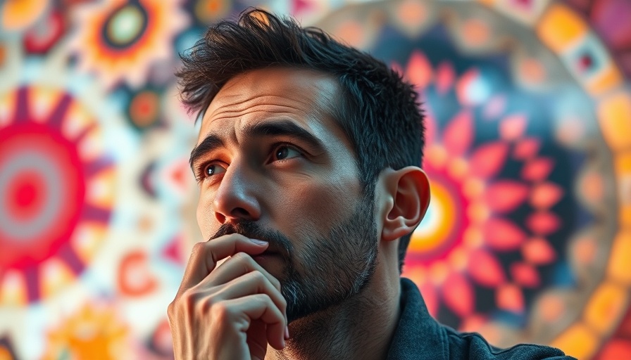 Gemini 2.5 Pro vs. ChatGPT comparison with thoughtful man.
