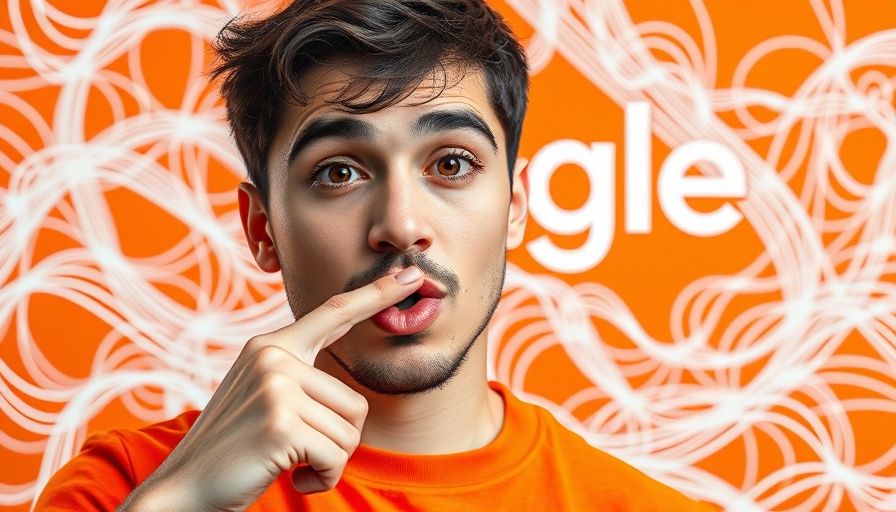 Google Gemini 2.5 Flash themed advertisement with expressive young man.