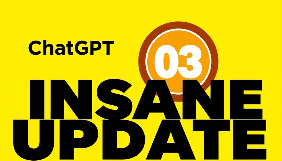 ChatGPT Upgrade bold graphic with update notice.
