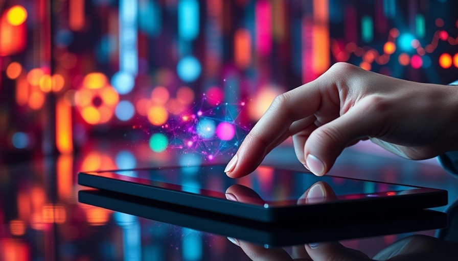 Digital interaction with binary code, building trust in AI.