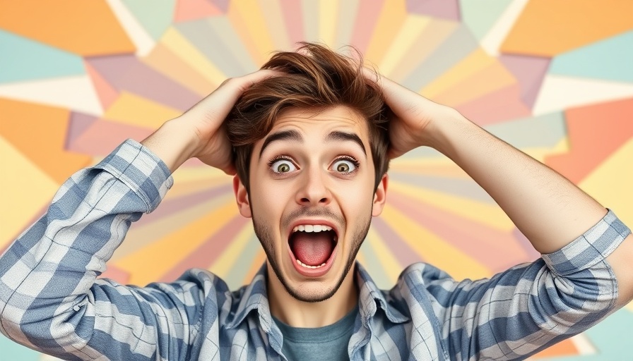 Excited young man with vibrant expression, OpenAI Image Generation API