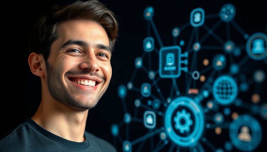 Concept of self-optimizing AI agent with illustrative infographic.