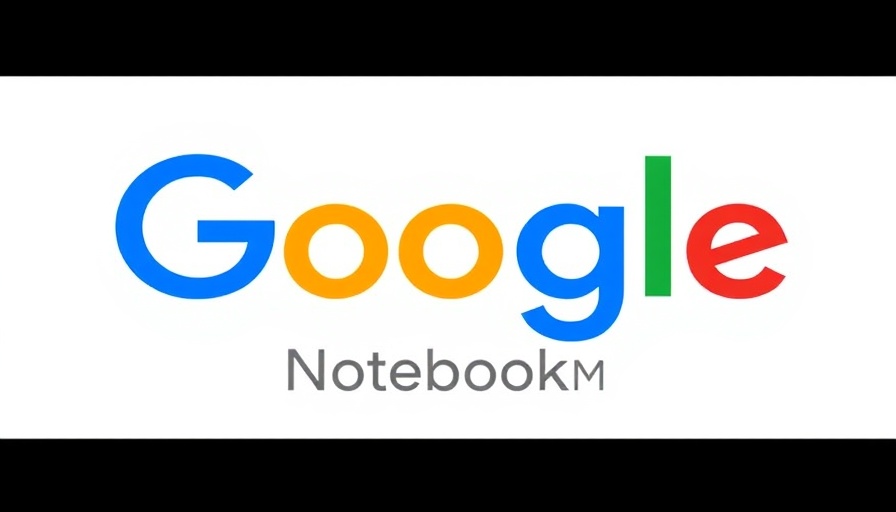 Colorful Google logo with NotebookLM text on white background.