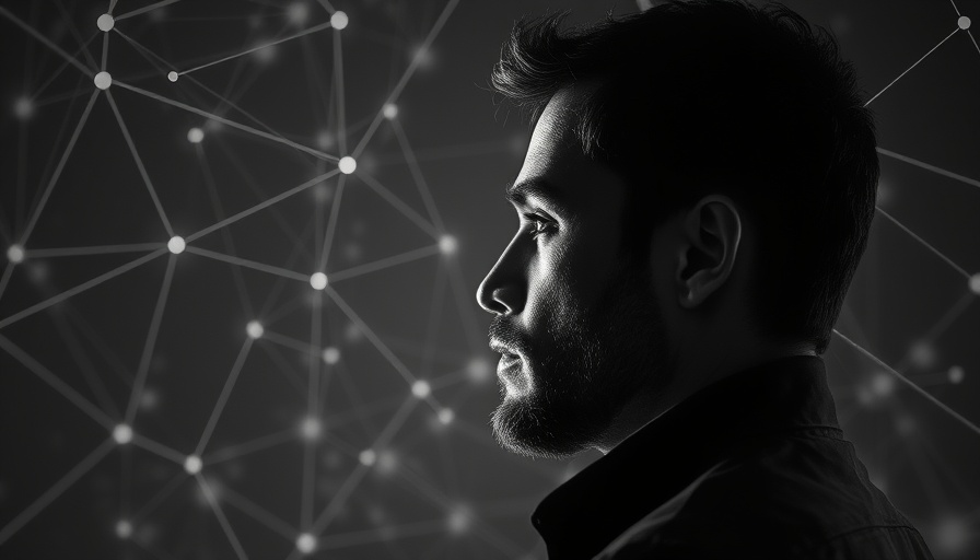 Generative AI audience targeting concept with digital overlay.
