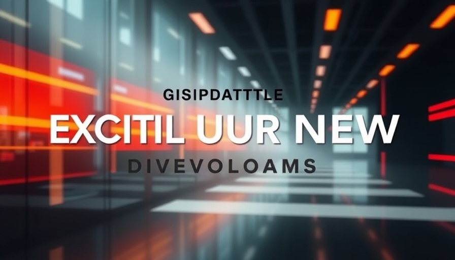 AI avatar technology updates graphic with bold text and icon in black and orange.