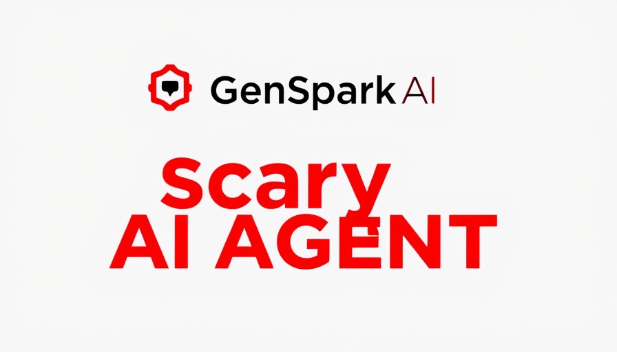GenSpark AI Super Agent Update graphic with bold text.