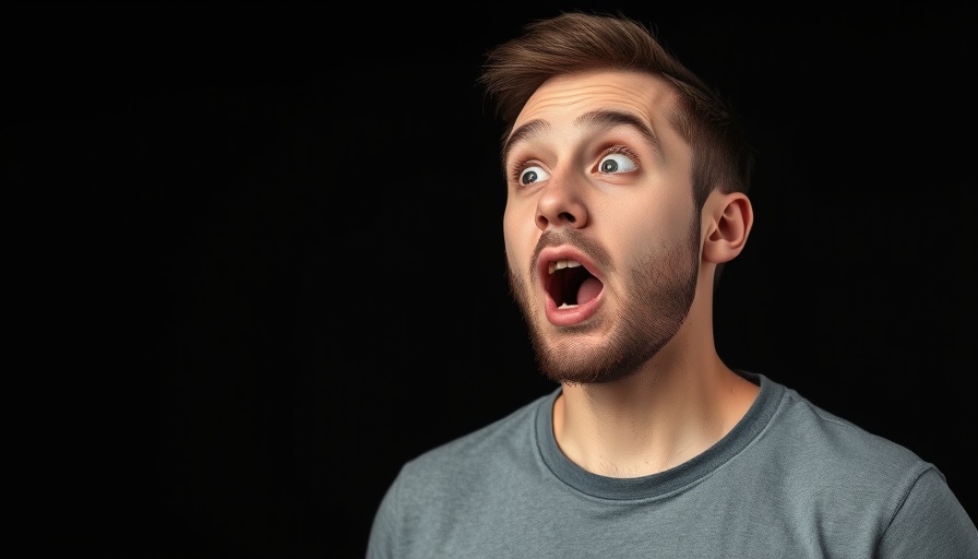 Excited man reacting to Best AI Super Agent announcement