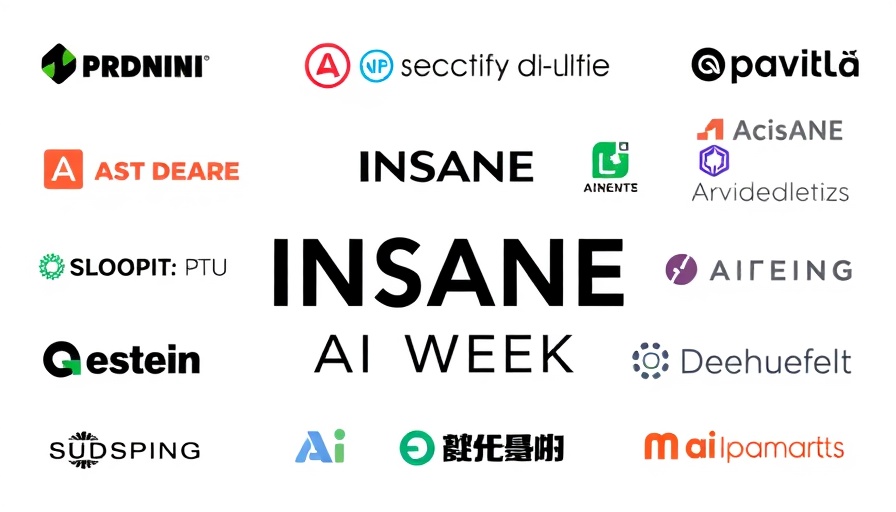Modern design featuring AI company logos and 'INSANE AI WEEK' text.