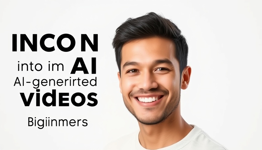 AI-generated videos for income tutorial advertisement with smiling male.