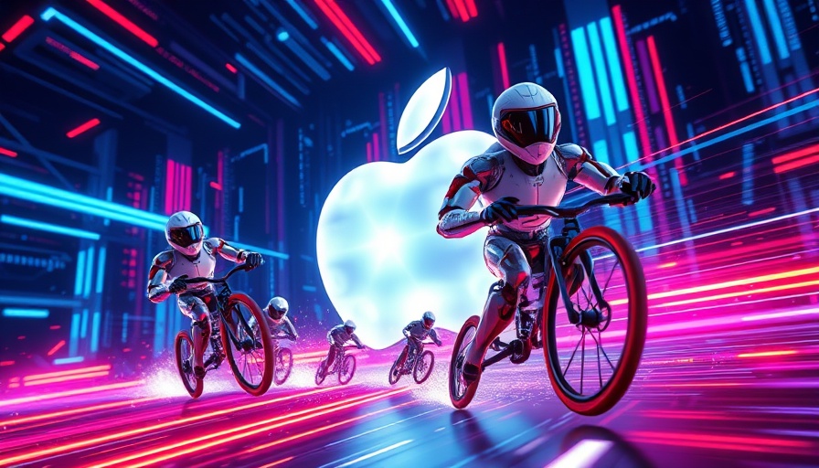 Apple AI strategy illustration with competitors.