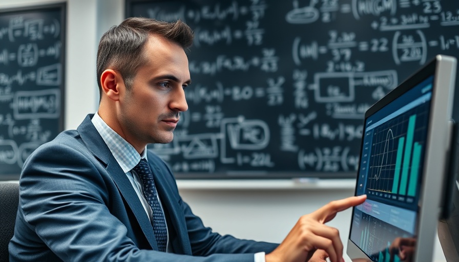 Businessman analyzing data to validate Universal Loan Identifier in SAS.