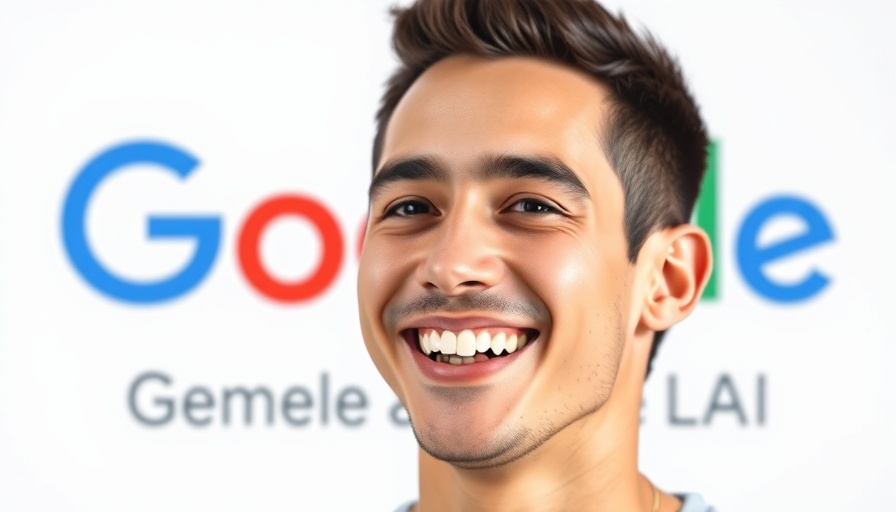 Energetic man promoting Veo 3 AI Video Automation feature.