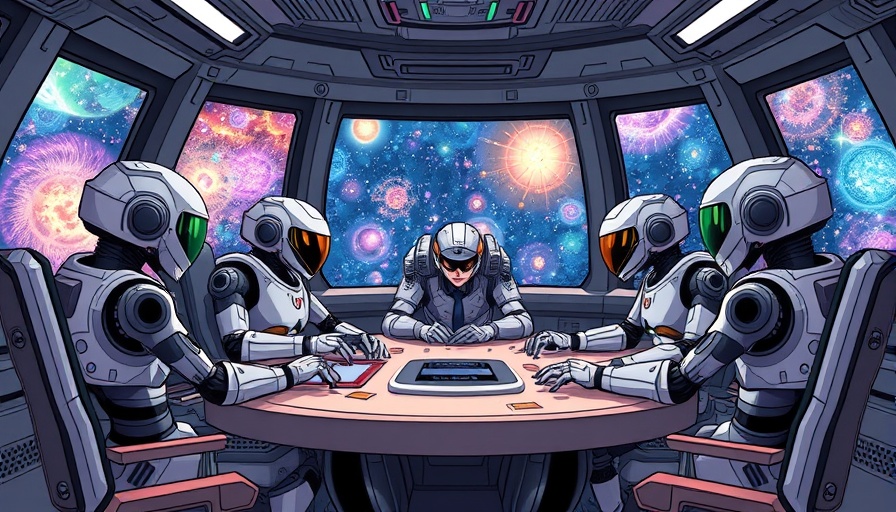 Futuristic meeting discussing fastest growing software companies.