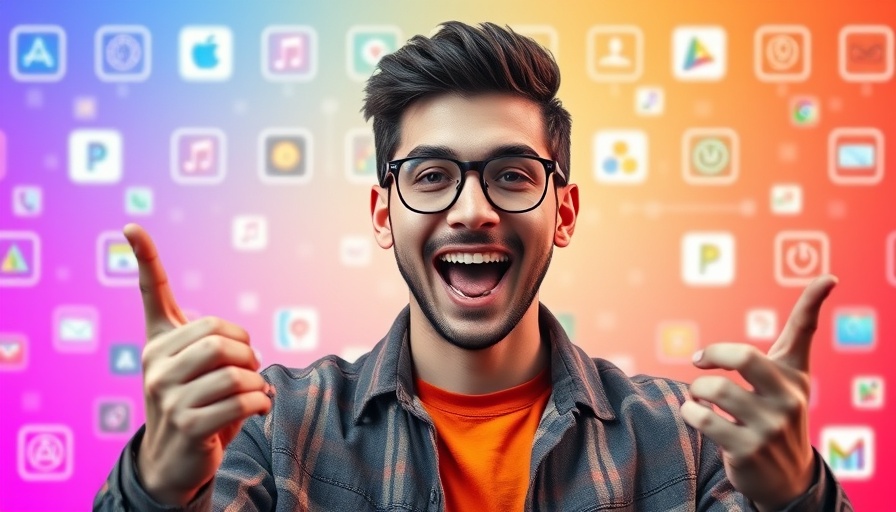 Lovable Free for 48 Hours free AI apps offer, excited man.