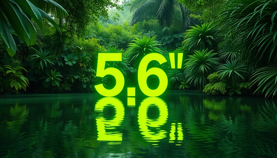 Unreal Engine 5.6 promotional jungle scene with glowing text.