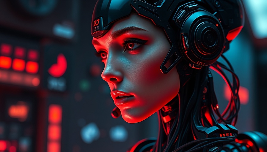 Futuristic female android symbolizing open source AI coding tool