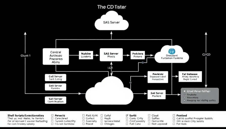 CI/CD for Python and SAS process flowchart