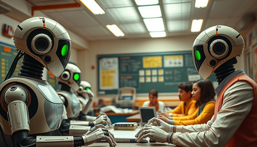 Retro classroom scene exploring where AI is right now