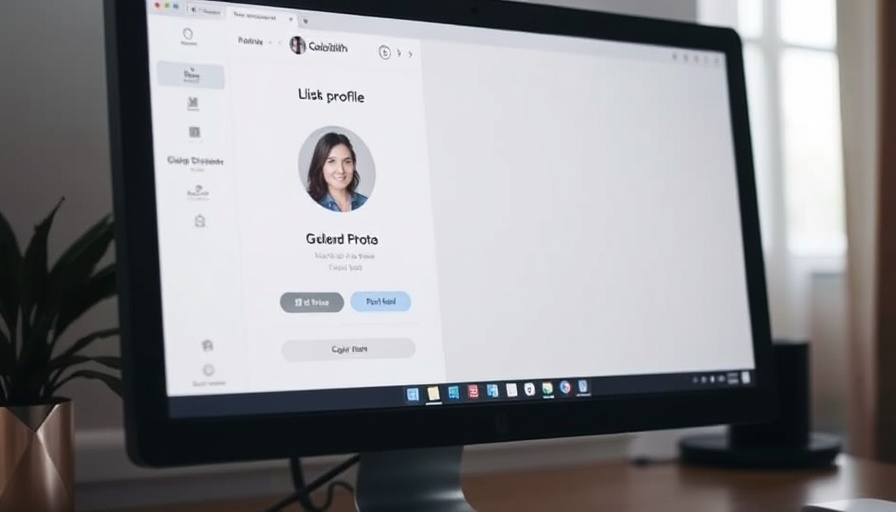 GaiaBirth app profile photo upload interface for doulas