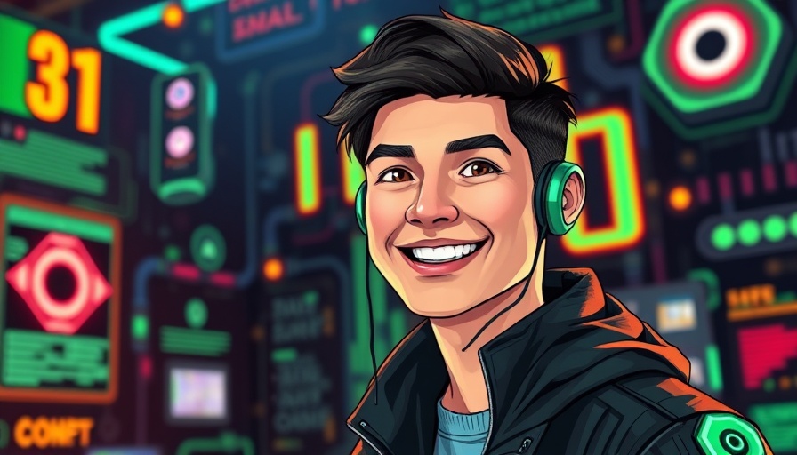 ChatGPT Agent hands on testing with AI illustration and smiling man.