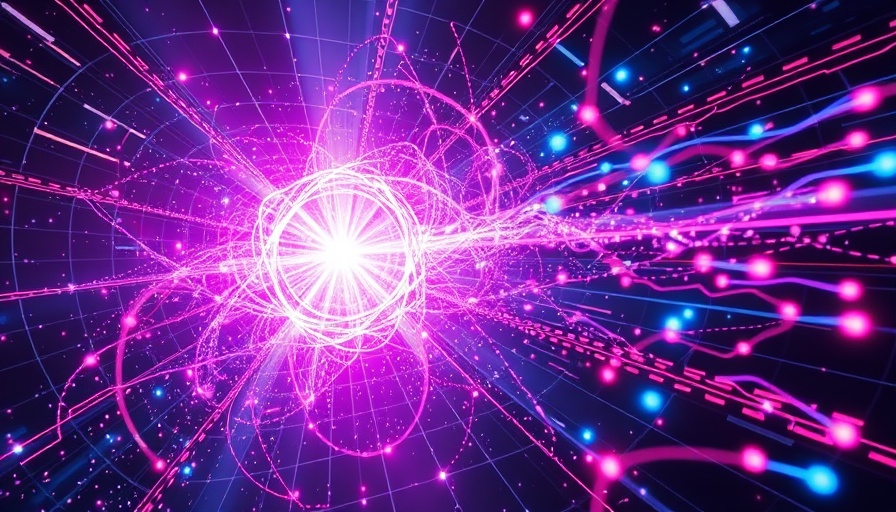 Futuristic quantum entanglement depiction in cosmic environment