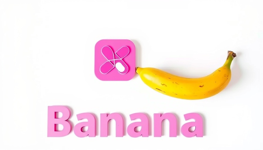 Nano Banana N8N Template logo and banana with bold text.