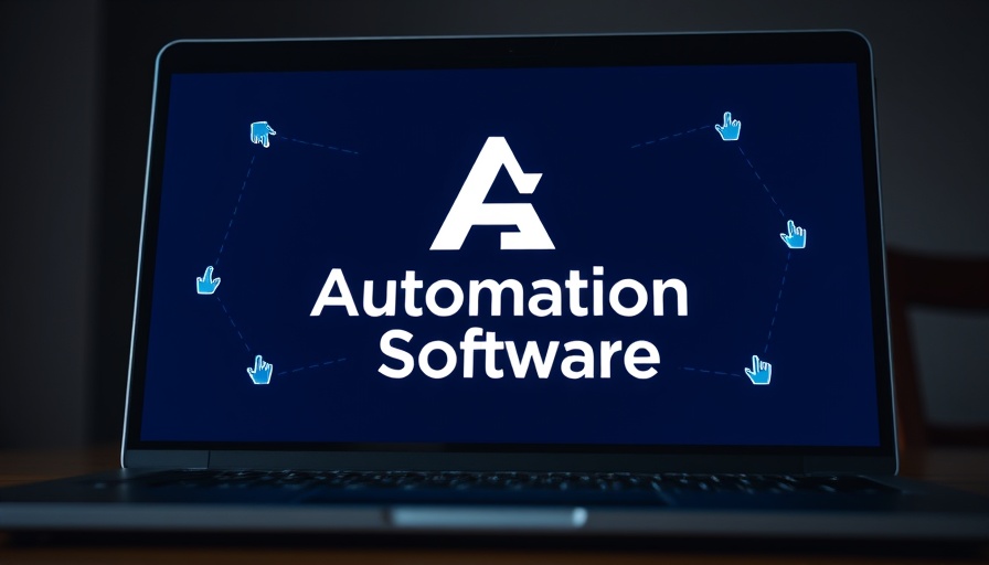 AI-Controlled Browser Agent automation laptop screen with cursors.