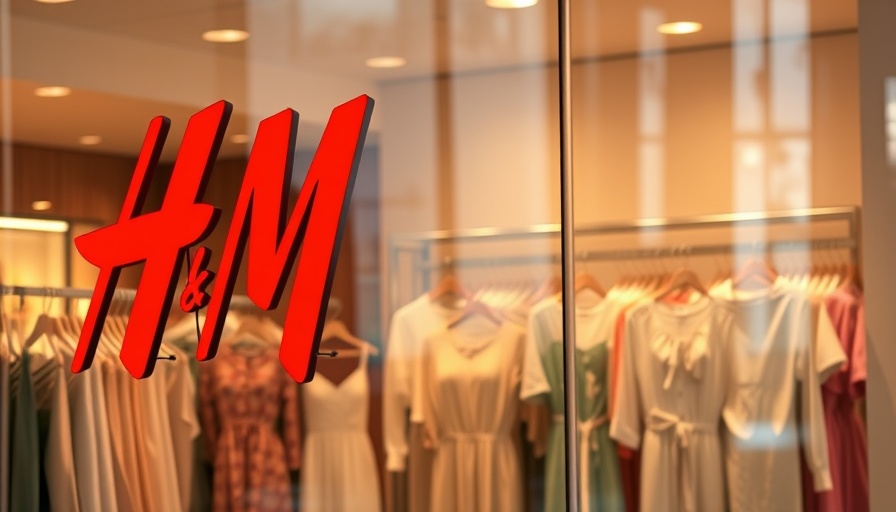 H&M store sign and summer clothing display highlighting pricing challenges and demand.